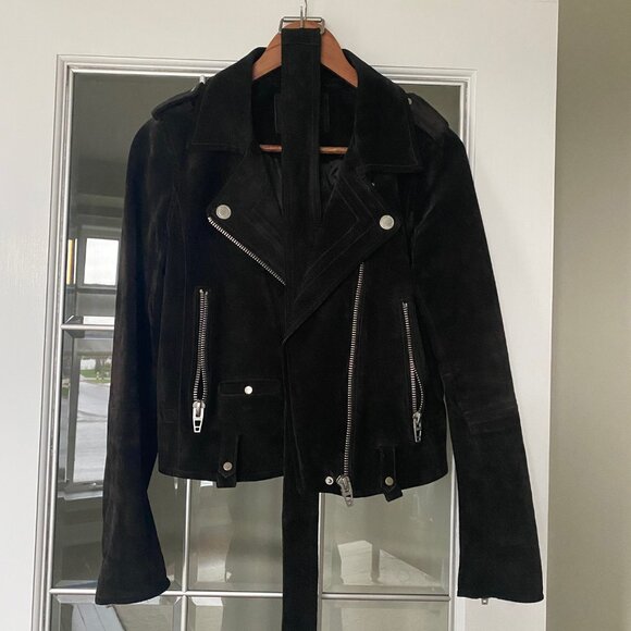 Blank NYC suede moto jacket - Size Small - Picture 1 of 4